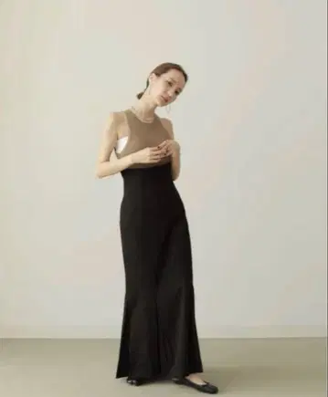 새상품급 louren mermaid pleats skirt s 사이즈