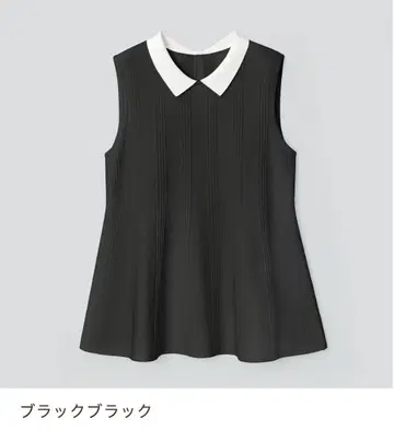 FOXEY 45158 니트 탑 'PRIMADONNA' 블랙 42