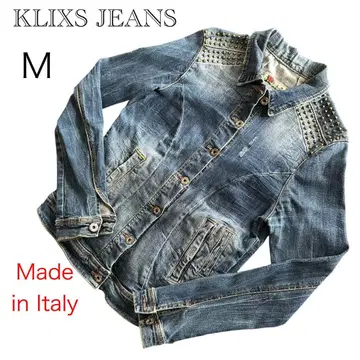 KLIXS JEANS 스터드 데님 자켓 M (이탈리아제)