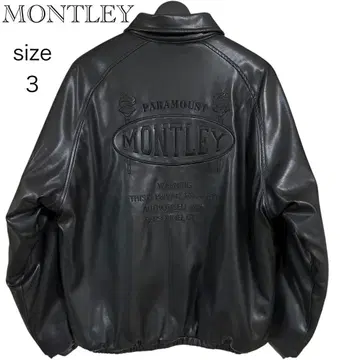 Montley 모레이 PU 가죽 리버서블 보아 자켓 size 3