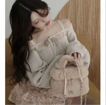 Darich 케이블 숏 니트 앙상블 (새상품급)