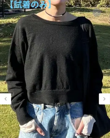 2WAY 숏 기장 니트 풀오버