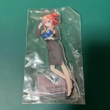 5등분의 신부 아크릴 스탠드 검정 나카노 이츠키