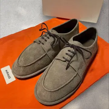 미사용 24AW AURALEE SUEDE SHOES 24.5cm
