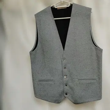 그레이 버튼 베스트 LL 사이즈 모 100%