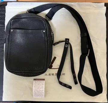 츠치야 가방 제작소 세션 2웨이 미니백 한정판 버팔로 블랙