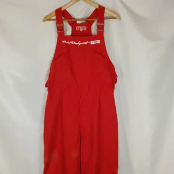 TRD 도요타 메카닉 의류 오버롤 작업옷 L 레드 B3880