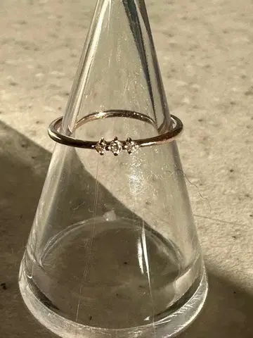 ete K10 핑크 골드 다이아몬드 반지 5호 핑키