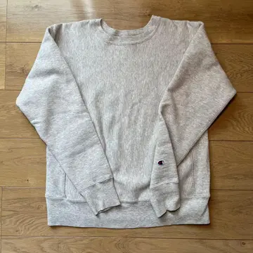 USA 리버스 위브 Champion 맨투맨 인기 그레이 새상품급