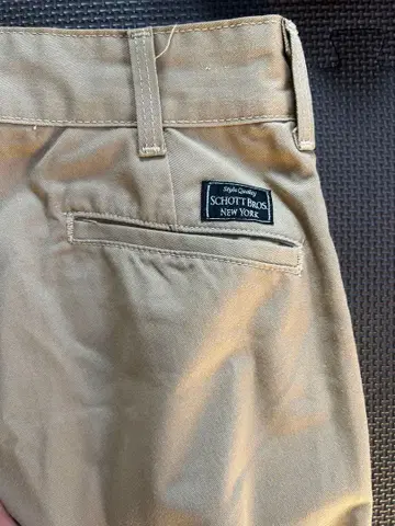 SCHOTT BROS. 베이지 치노 팬츠
