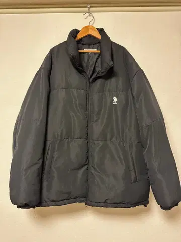 U.S. POLO ASSN. 블랙 다운 자켓 L 사이즈