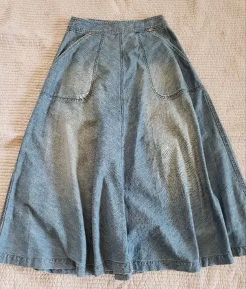 그랑마마도터 데님 롱 스커트