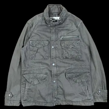 ikka M-65 타입 밀리터리 자켓 옅은 브라운 M 사이즈