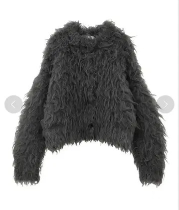 CLANE 클라네 SHAGGY SHORT KNIT CARDIGAN