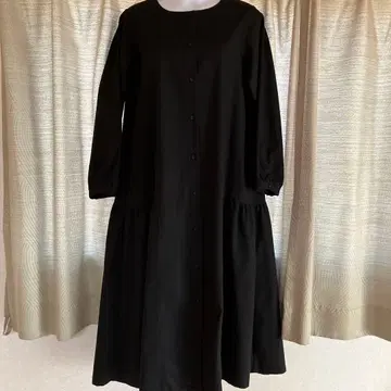 긴팔 원피스 블랙