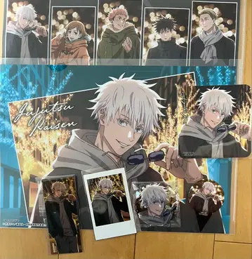 주술회전 말큐브 고죠 사토루 코스터 런치 스티커 캔뱃지