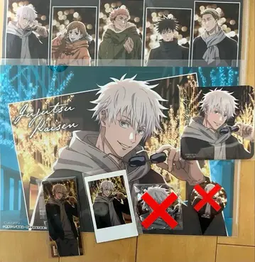 주술회전 말큐브 고죠 사토루 코스터 런치 스티커