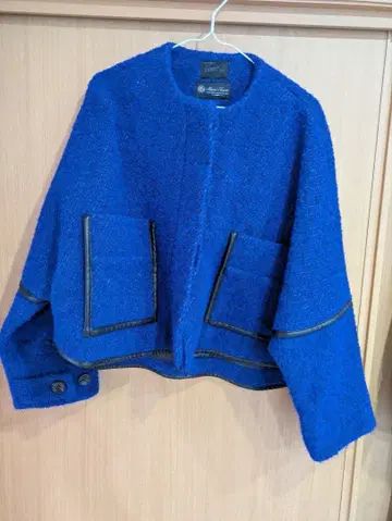 노카라 자켓 포켓 부착