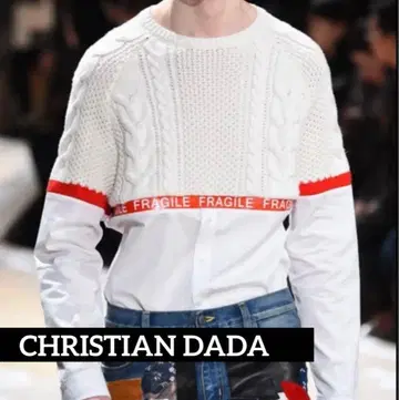 CHRISTIAN DADA 크리스천 다다 니트 셔츠 아이보리