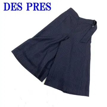 데프레 가우초 팬츠 울 스트라이프 안감 있음 네이비 36 C2350