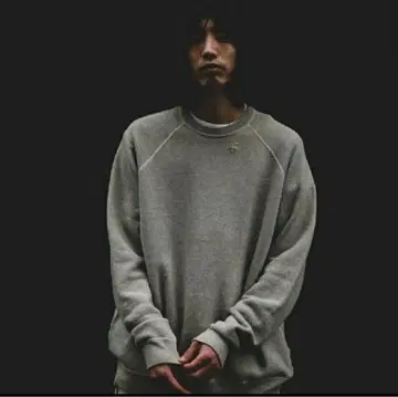 A.PRESSE 빈티지 워시드 스웨트 셔츠