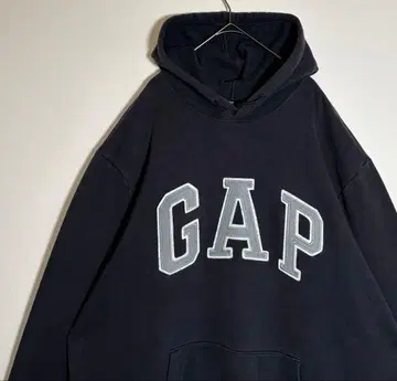 GAP 갭 빅 사이즈 자수 로고 속기모 후드티