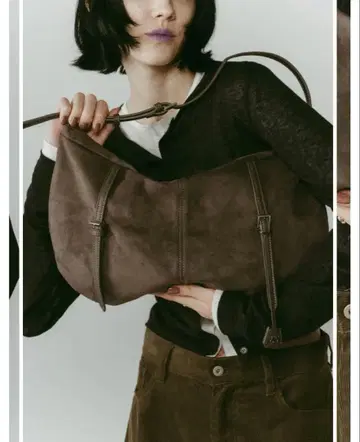 Knuth Marf 다크 브라운 숄더백