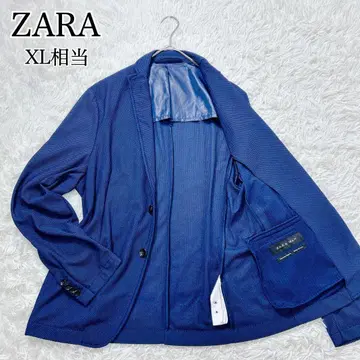 ZARA 남성용 테일러드 자켓 XL 스트레치 메쉬 소재 경량
