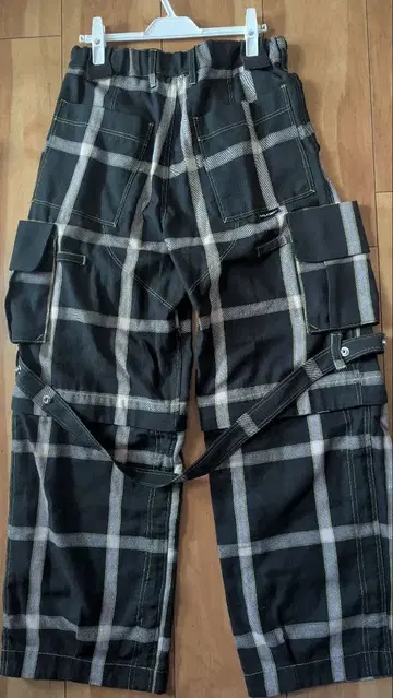 MILKBOY CHANGEABLE 체크 카고 팬츠 밀크보이