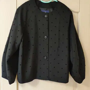 michel beaudouin 자켓 블랙 도트