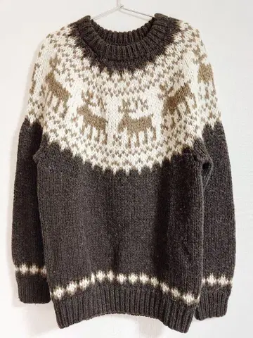 USED 핸드 니트 스웨터