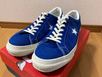 일본제 converse onestar 26cm 블루 스웨이드