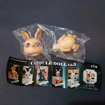 캡슐 인형 Vol.3 토끼 피규어 4종 묶음 판매