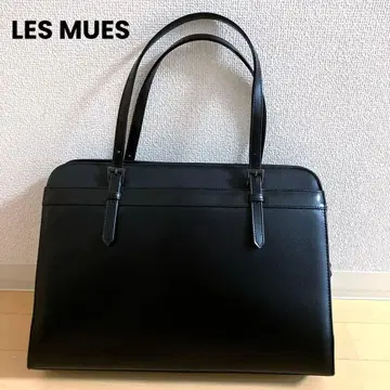 새상품급 LES MUES 비즈니스 백 블랙 A4 취업활동 여성용 AOKI