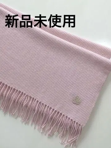 [ 미사용 새상품 ] CLATHAS 클레이사스 캐시미어 스톨 머플러 핑크