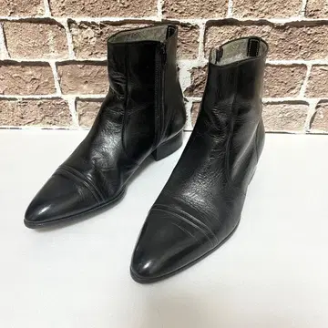 RADO 천연 가죽 숏부츠 블랙 26.5cm 남성용 새상품급