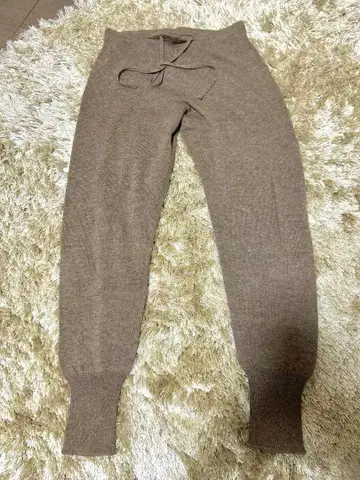 PRISTINE  오가닉 코튼 야크 니트 팬츠 M