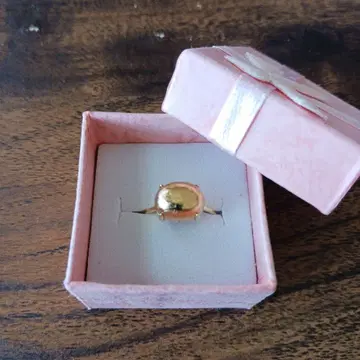 기베온 운석 반지 핑크 골드