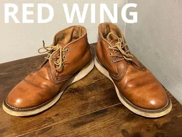 레드윙 처카 부츠 US8 약 26cm 브라운 부츠 천연 가죽 레더