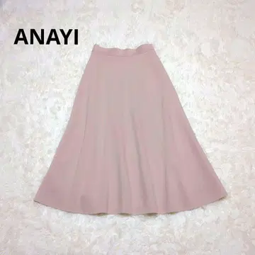 새상품급 ANAYI 핑크 플레어 스커트 38 사이즈