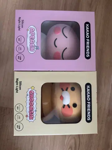 카카오 프렌즈 나이트 라이트 실리콘제 세트 판매