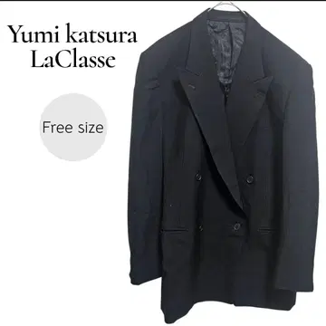 유미카츠라 테일러드 자켓 (F) 포멀 더블 버튼 일본제