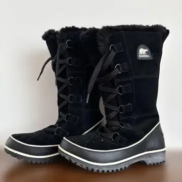 SOREL 블랙 스웨이드 부츠