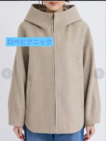 로페피크닉 집업 후디 코트