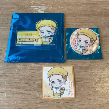 헤타리아 독일 AmoCrepe 캔뱃지 아크릴 명찰 씰