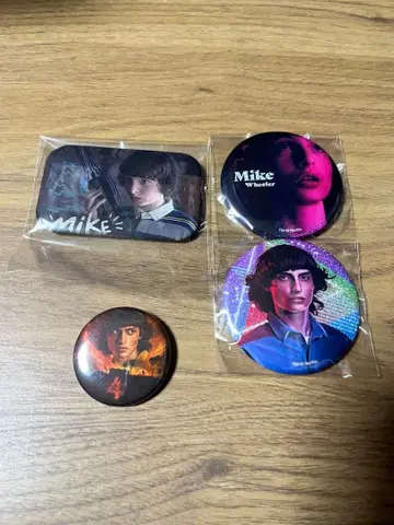 스트레인저 싱스 마이크 캔뱃지 세트