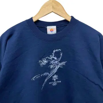 00s 빈티지 솔트레이크 올림픽 오륜 자수 로고 맨투맨