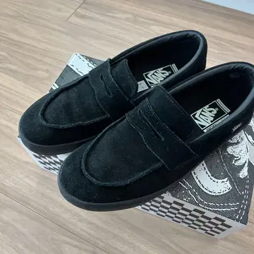 VANS 로퍼 블랙 28.0