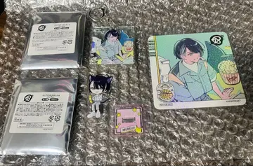 에이트 고양이 콜라보 소우지 아크릴 키링 아크릴 스탠드 특전 코스터