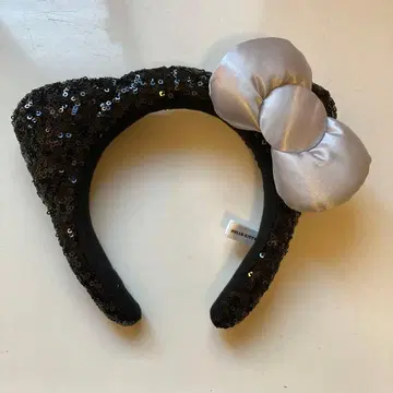 키티 머리띠 스팽글 블랙 USJ 유니버셜 스튜디오